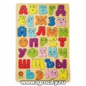 Большая алфавитная доска "Веселые буквы", арт. П610