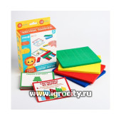 Детский развивающий игровой набор  EVA палочки + обучающие карточки, арт. 4429095