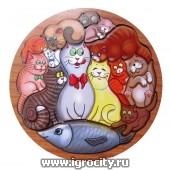 Головоломка Коты, Smile-Decor, арт. П014 (sale!)
