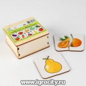 Картинки-половинки "Овощи-фрукты", ToySib