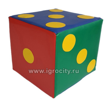 Кубик "Бросайка" 15x15x15 см. 