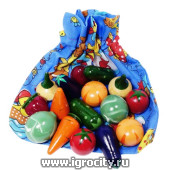 Волшебный мешочек овощи цветные, арт. Д-361