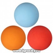 Набор из трех мячей-попрыгунчиков, эконом, набор 3 шт., цвета МИКС, диаметр 5,5 - 6 см, арт. 1527338