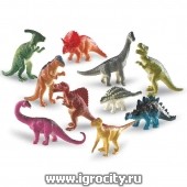 Набор мини-фигурок "Динозавры" 10 фигурок, упаковка ZIP-пакет, Learning Resources (sale!)