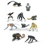 Набор мини-фигурок "Приматы", размер фигурки от 3 см., Safari Ltd., арт. 100323