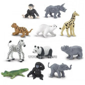 Набор мини-фигурок "Детеныши диких животных" размер фигурки от 3 см., 11 шт., Safari Ltd., арт.680004 