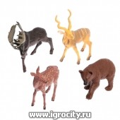 Набор животных «Лесные звери», 4 фигурки, арт. 5155890