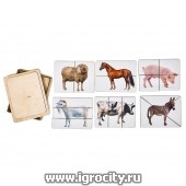 Разрезные картинки "Домашние животные", Smile-Decor, арт. Р012 (sale!)