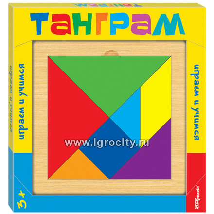 Развивающая игра из дерева "Танграм" арт.89812