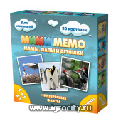 Развивающая игра "МиМи Мемо. Птицы", Нескучные игры, арт.8052/36 (sale!)