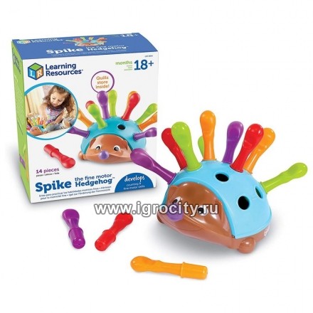 Развивающая игрушка "Ежик Спайк" Learning Resources, арт. LER 8904