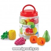 Развивающая игрушка "Собери фрукты", 8 фруктов, 16 элементов, арт. LER6715