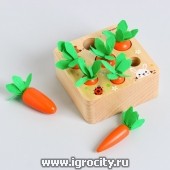 Развиваюший набор «Посади разные морковки», арт. 4776441