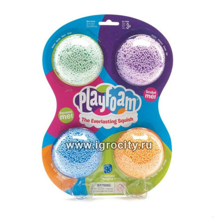 Шариковый пластилин "PlayFoam. Классик" 4 шт., арт. EI-1900