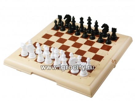 Игра настольная "Шашки-Шахматы" мини, Десятое королевство, арт. 03880