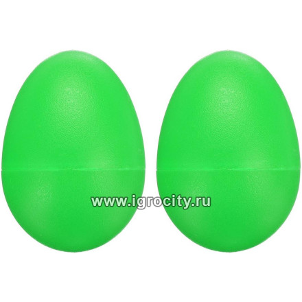 Шейкер "Яйцо" пластиковый зеленый, пара Flight FES-2GR