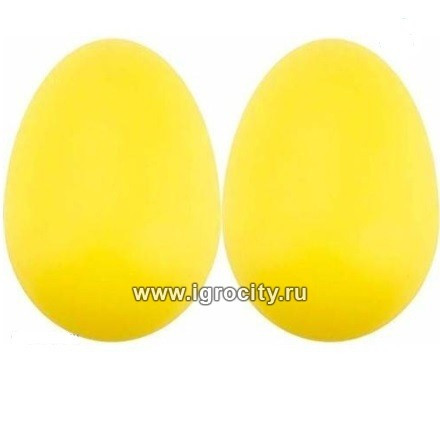 Шейкер "Яйцо" пластиковый желтый, пара Flight FES-2YW