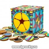 Деревянный тактильный куб "Парочки" (набор сенсорный ящик), Smile-Decor, арт. П617