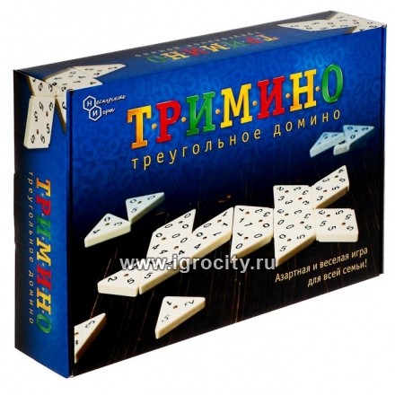 Настольная игра "Тримино" (треугольное домино), Нескучные игры